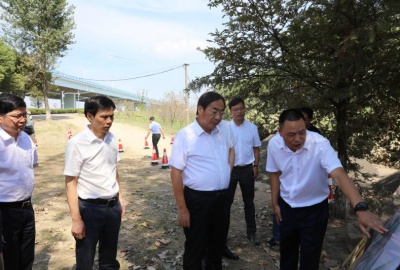 绍兴市委书记马卫光调研越路环保项目建设现场