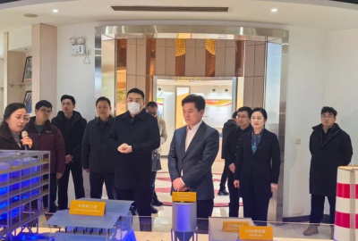 绍兴滨海新区管委会主任严钢一行莅临贵宾会环保调研重点企业复工复产情况