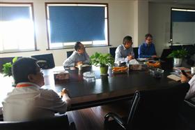 美国巴威公司技术总监一行来公司访问