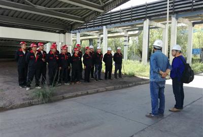 贵宾会环保张掖项目部组织开展脱硫改造项目开工入场及安全技术交底活动