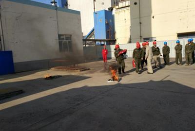 贵宾会环保长春项目组织消防灭火应急演练