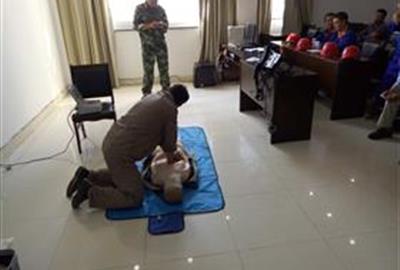 贵宾会环保参加大唐乌沙山2号机组湿电改造工程项目安全急救培训