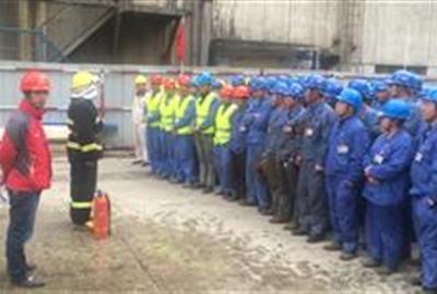 加强安全处理能力  提高应急业务素质——贵宾会环保大唐贵州发耳电厂超低排放工程项目部进行应急演练