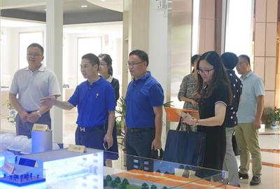 越城区区委组织部周副部长莅临贵宾会环保