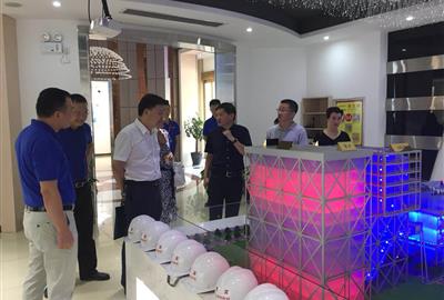 绍兴市质监局局长何建等领导来我司视察工作